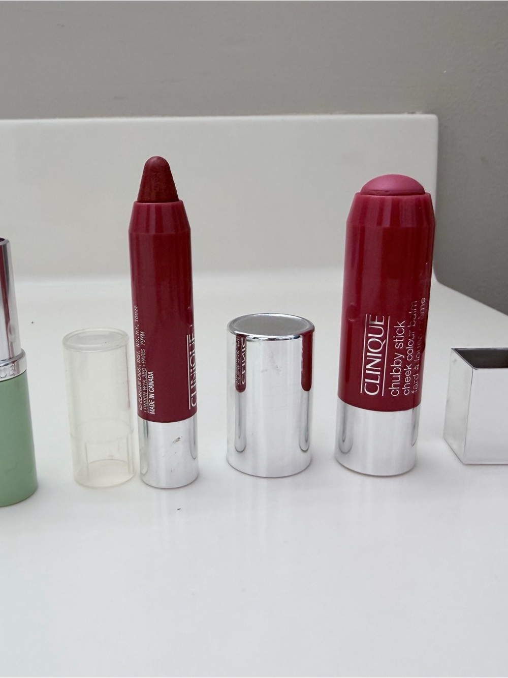 Clinique Chubby Stick Lip & Cheek Duo — Deep Rose